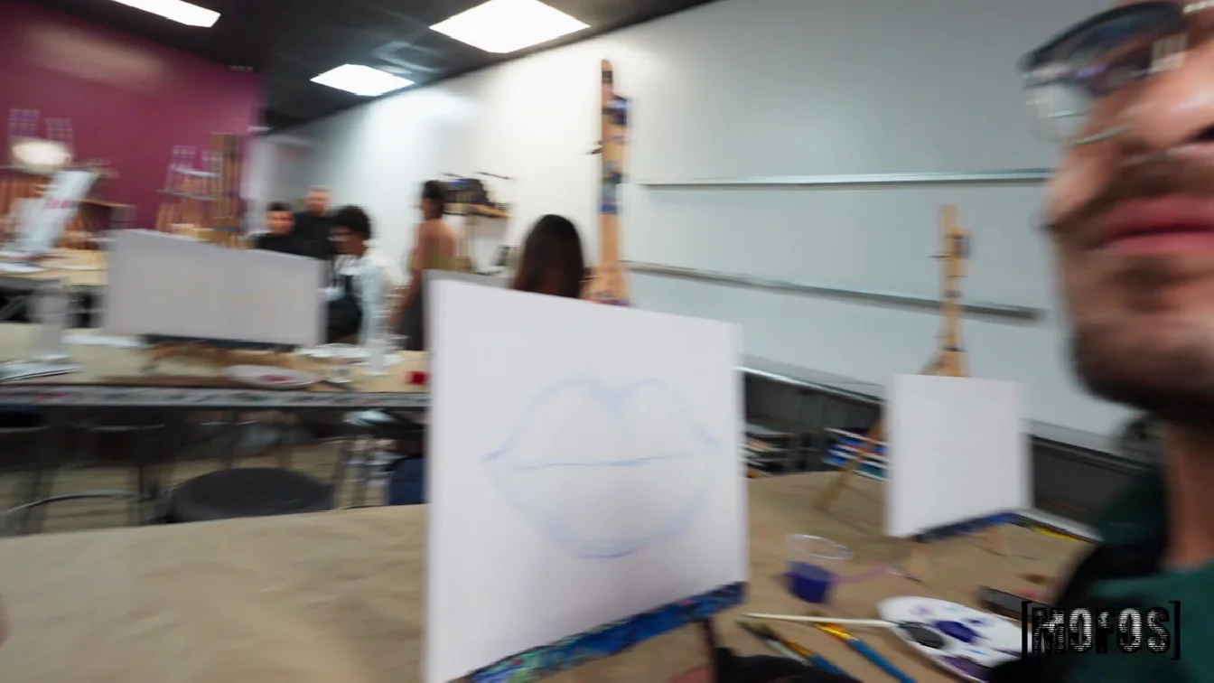 LetsPostIt Munro Blaxxx Painting Class Ass XXX